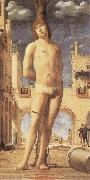 Antonello da Messina St Sebastian oil on canvas